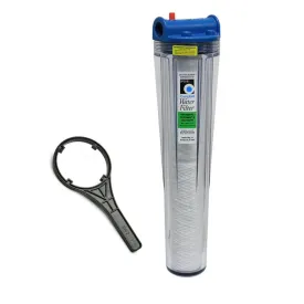 Campbell 2PS-B Double Capacity Water Sediment Filter, w/ Release Button 3/4"