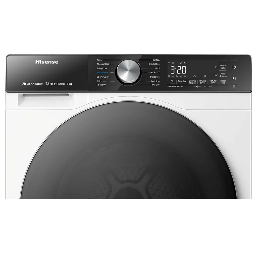Hisense HDFS80HE 8kg White Heat Pump Dryer