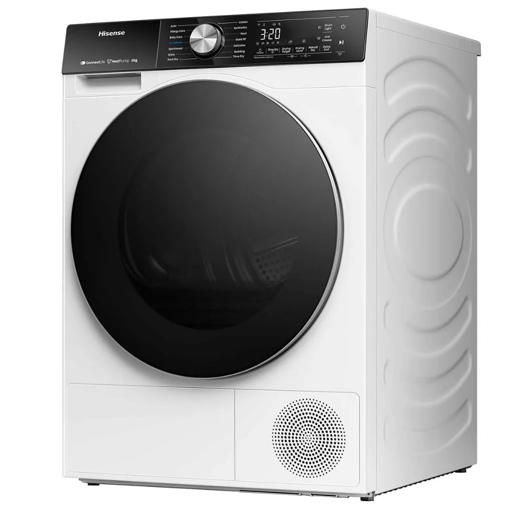 Hisense HDFS80HE 8kg White Heat Pump Dryer