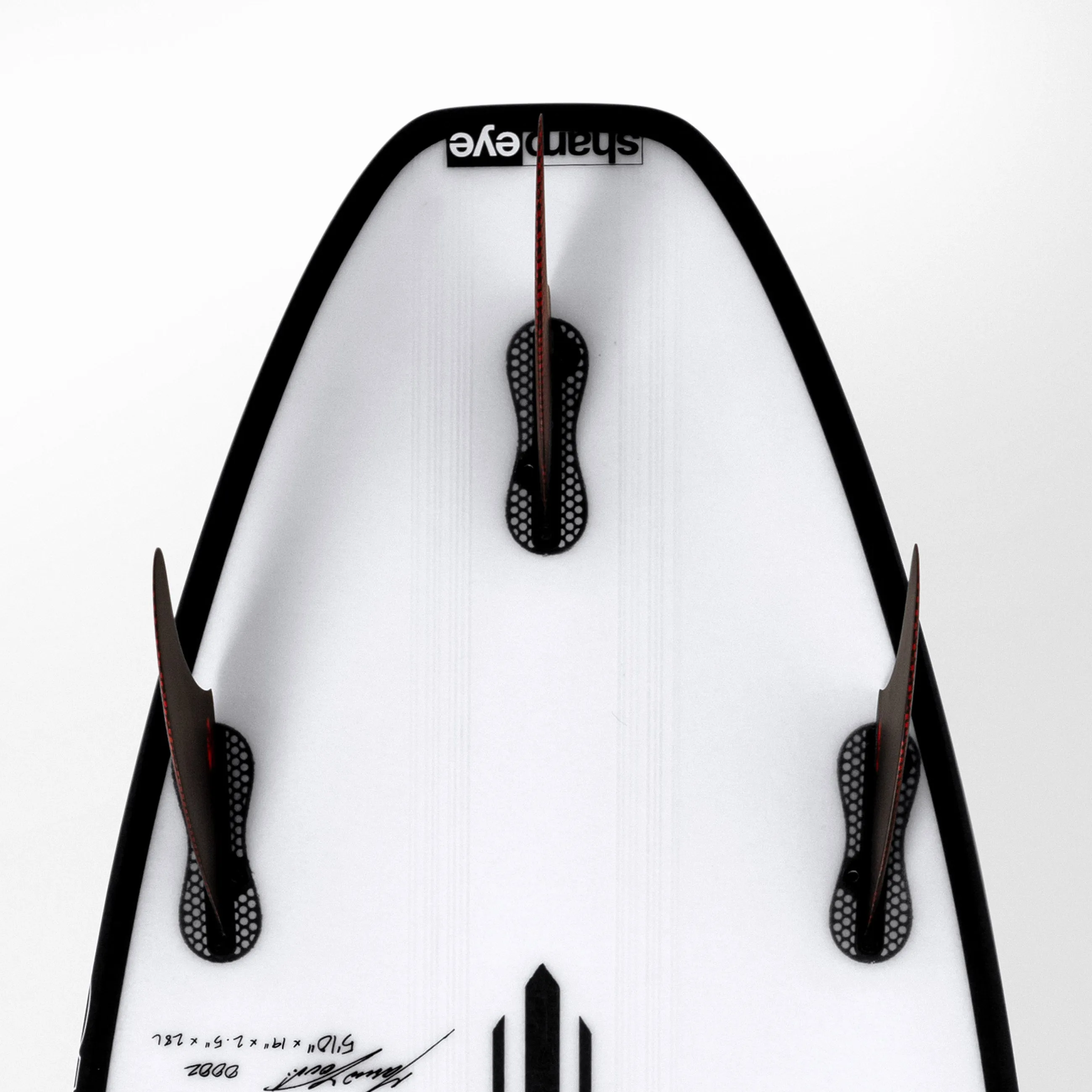 INFERNO 72 (E3 LITE) 5'10" x 19.25 X 2.62 - 29.40L, Squash, 3x  FCS 2 Fin Boxes, Epoxy E3 - ID:921321