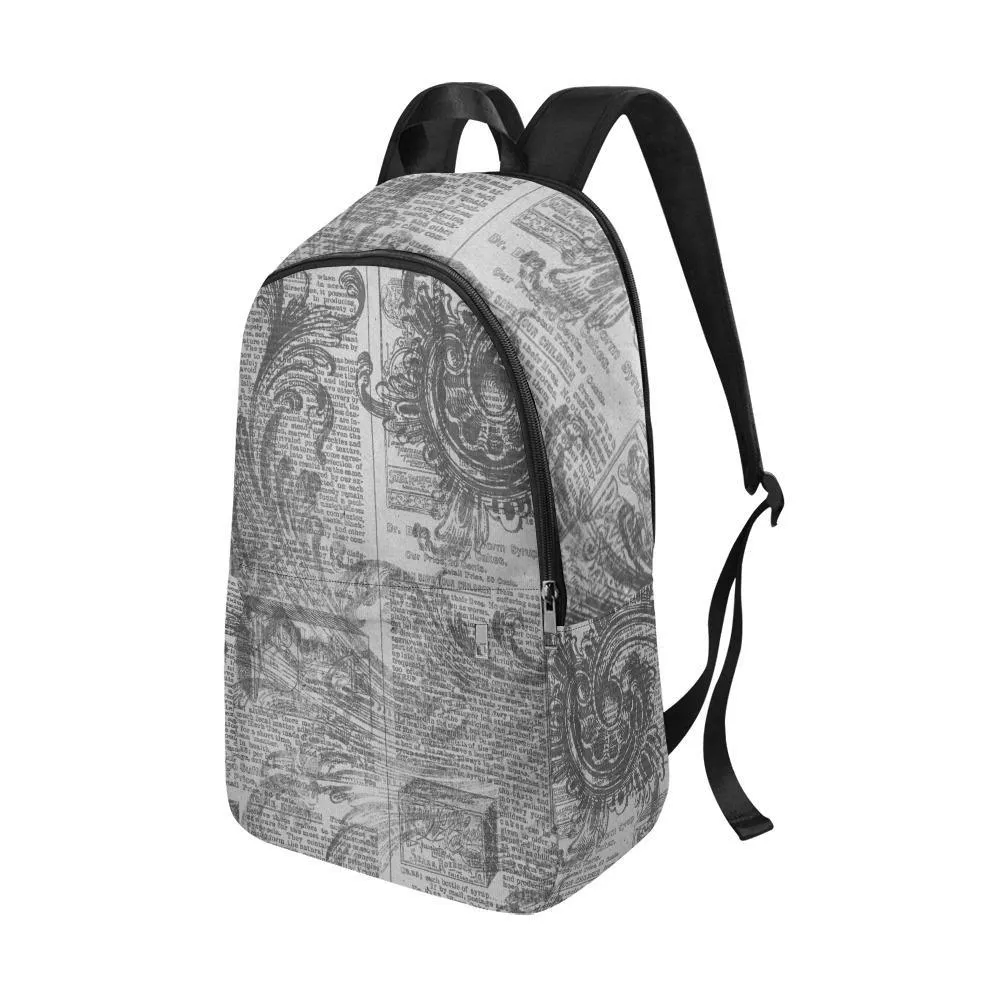 Laptop Backpack (Nylon) - Vintage Literary