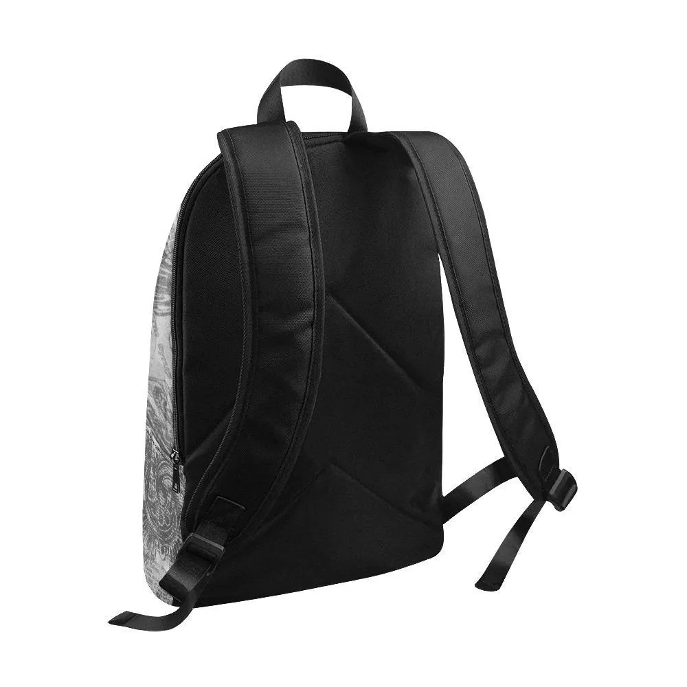 Laptop Backpack (Nylon) - Vintage Literary