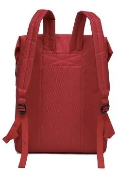 MUFUBU Kaka Oxford Fabric 20 L Red Water Resistant Casual Travel Backpack