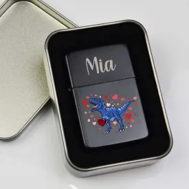 Personalised Valentines Dinosaur Lighter