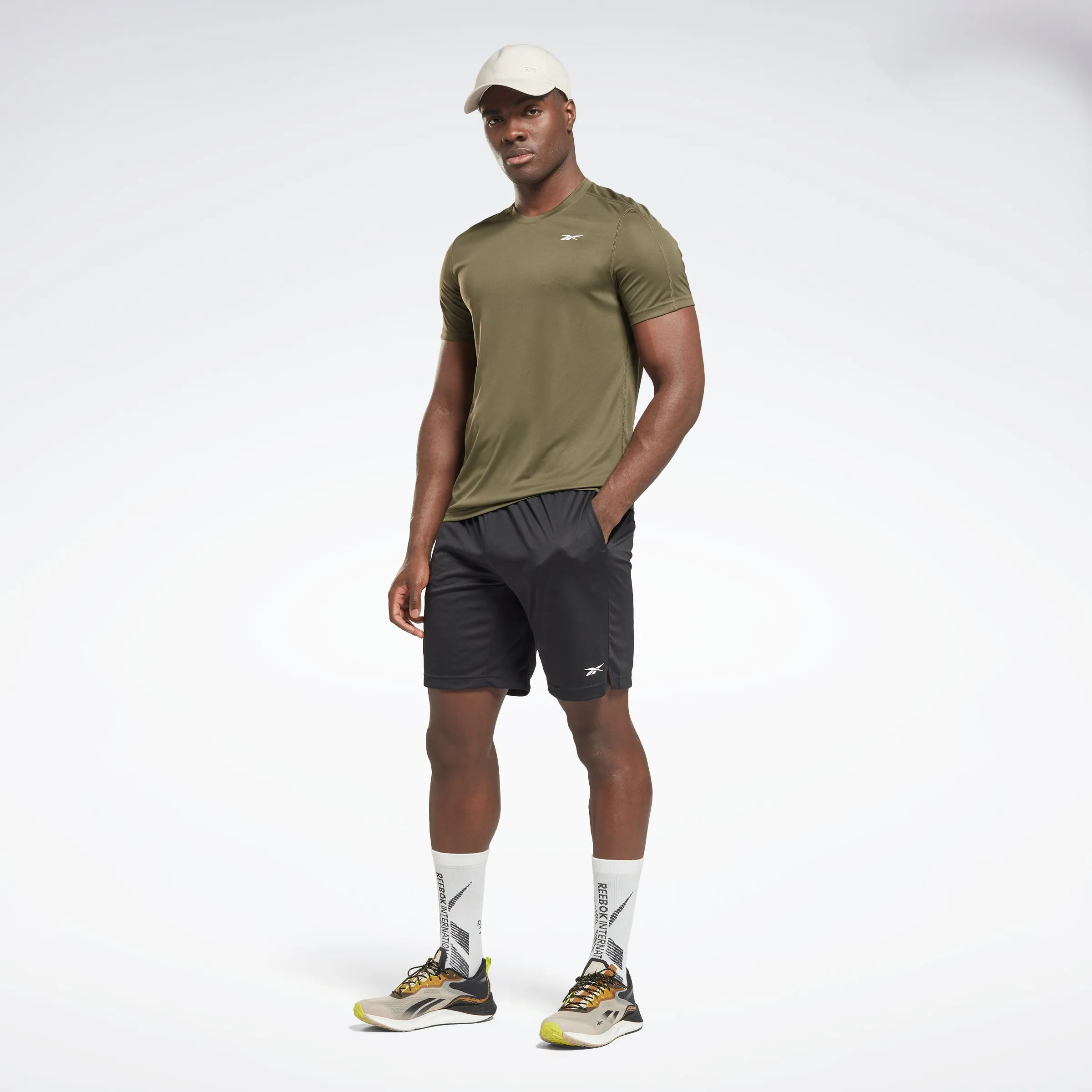 Reebok Apparel Men Workout Ready Shorts Nghtblk