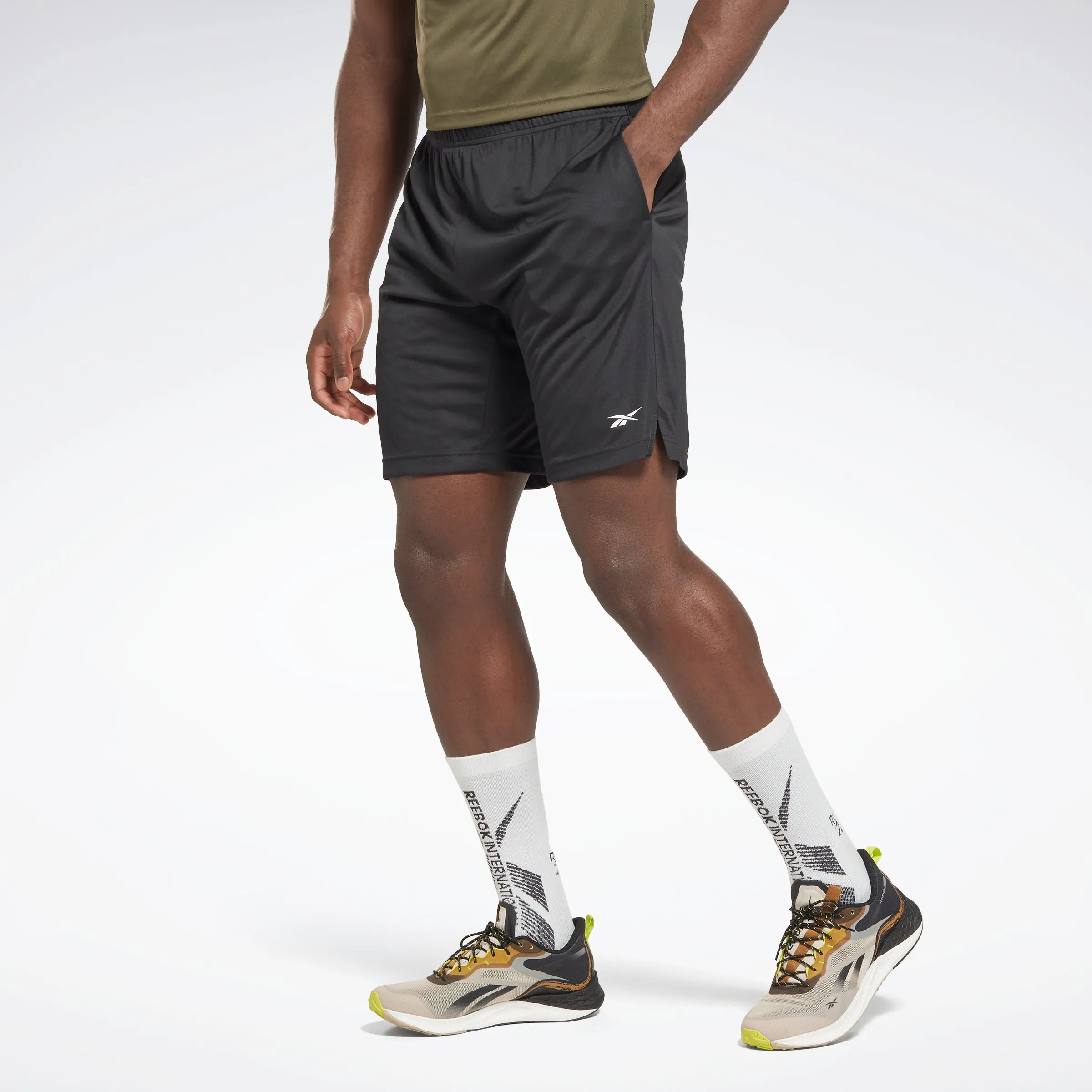 Reebok Apparel Men Workout Ready Shorts Nghtblk