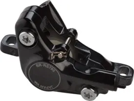 Shimano BR-RS785 Hydraulic Disc Brake Caliper With Resin Pads With Fins, Front or Rear