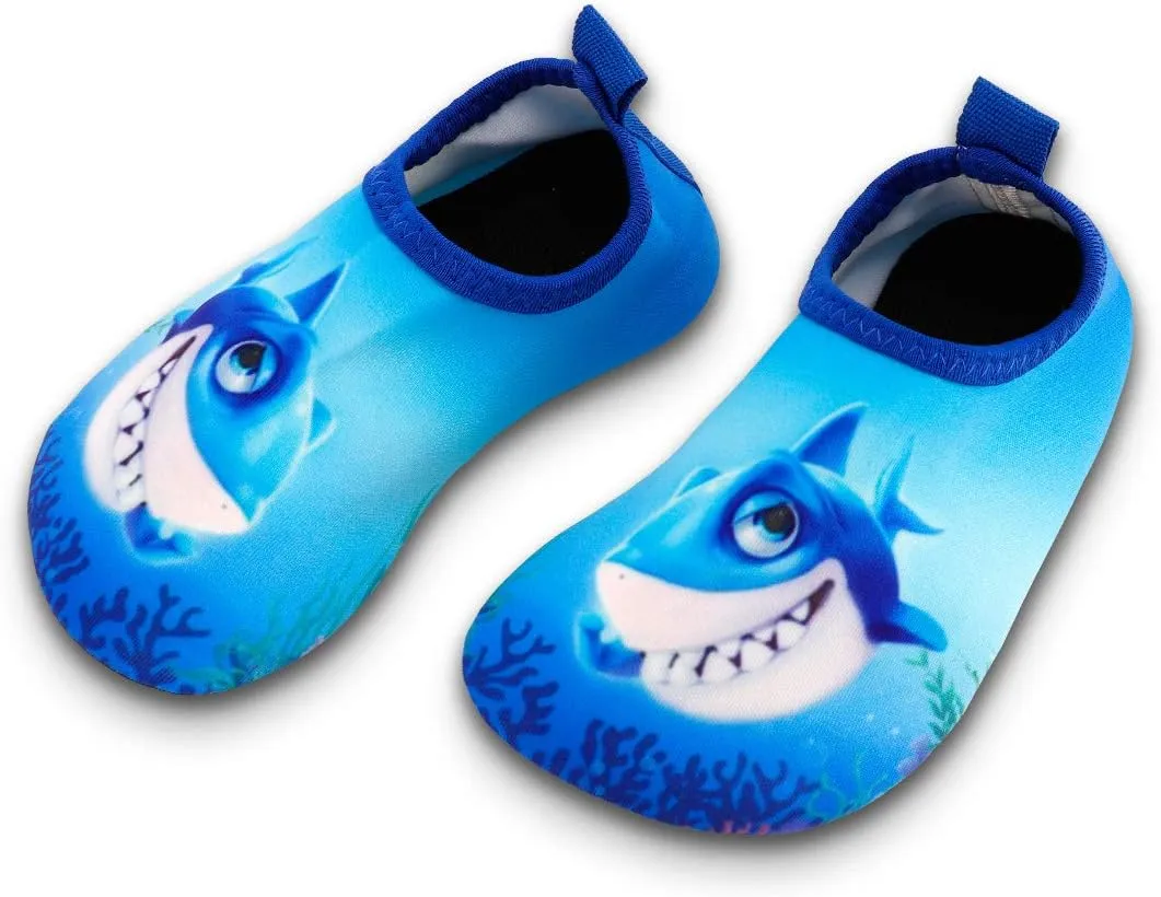 Toddler Kids Swim Water Shoes Quick Dry Non-Slip Water Skin Barefoot Sports Shoes Aqua Socks for Boys Girls Toddler
